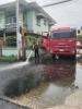 เทศบาลตำบลบางปะหัร มอบหมายงานให้ป้องกัน ล้างทำความสะอาดถนนบร