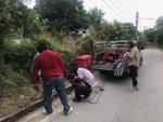 เทศบาลตำบลบางปะหัน มอบหมายให้ สท. พร้อมพนักงาน ลงพื้นที่เปลี