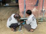 กองการประปา รายงานการทำงานของเจ้าหน้าที่กองการประปา 8 เม.ย.